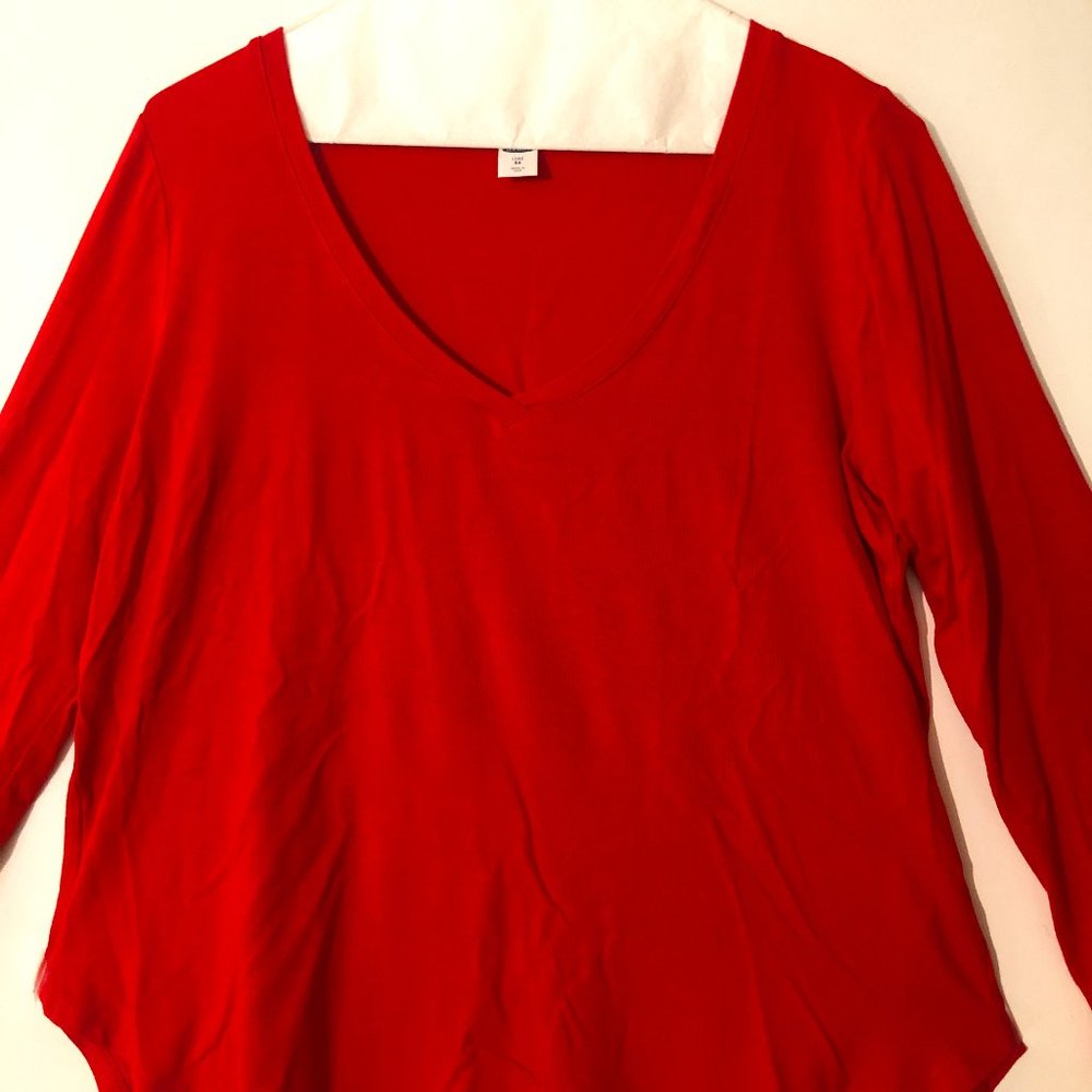 Old Navy Ladies Red Blouse